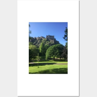 Edinburgh Castle On A Sunny Day Posters and Art